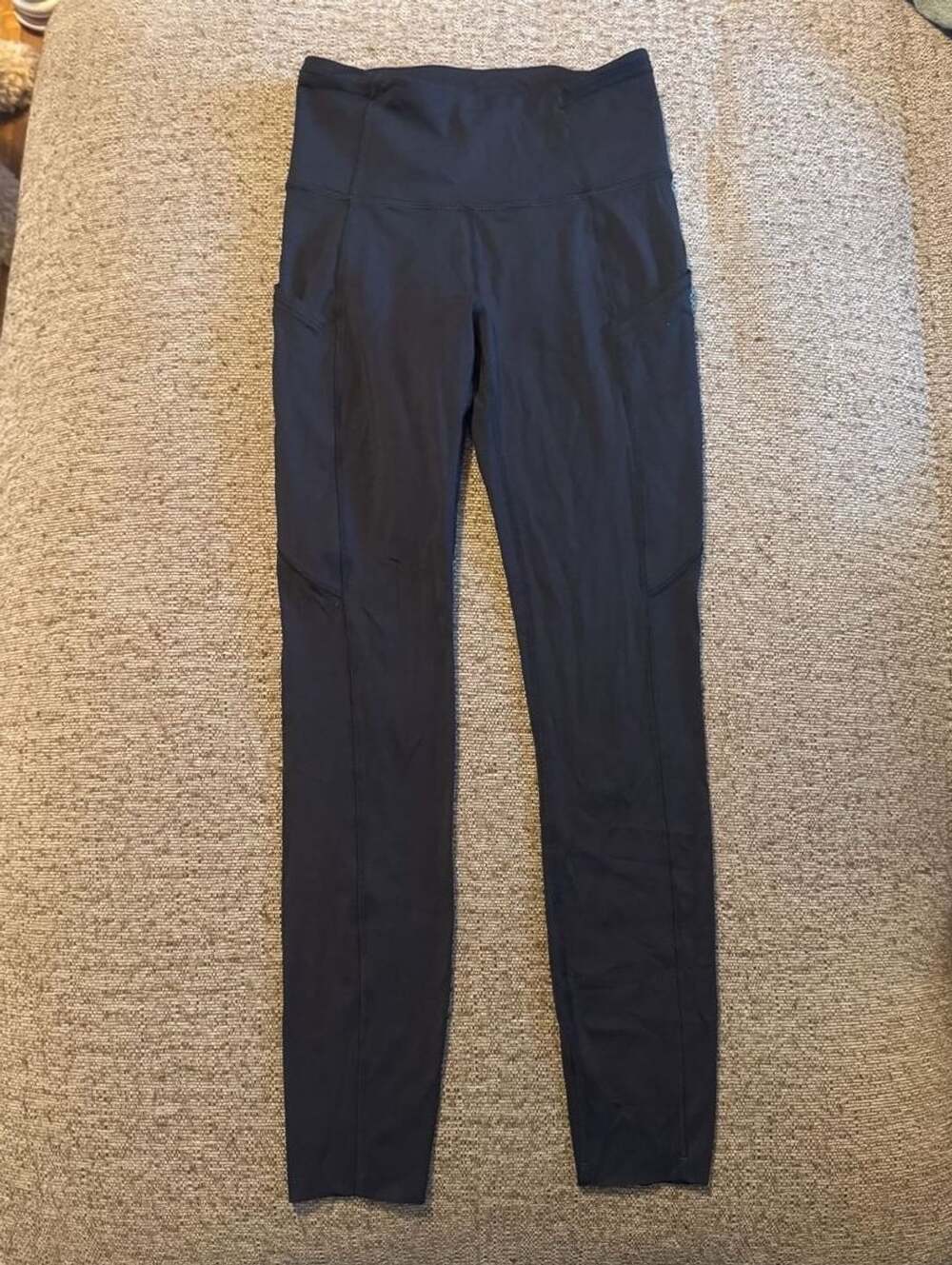 Lululemon Fast and Free Tight Size 2 Black Nulux Leggings